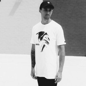 ZANEROBE Flintlock Mens White Tee T-Shirt - RUFUS DU SOL BLOOM - Medium